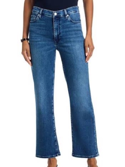 Frame Le Sleek High Rise Flare Crop Jeans
